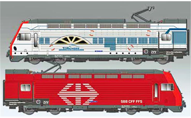 AC 69655 E-Lok Re 450 060 Verbundszugdesign SBB, H0 DC Digital Sound
