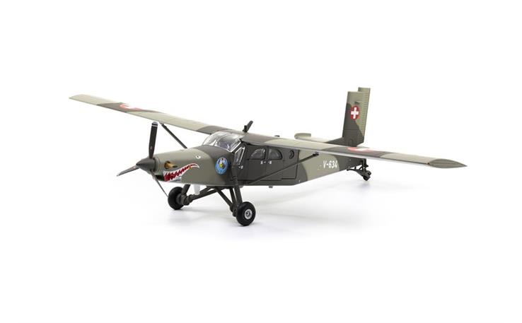 ACE 001614 Pilatus PC-6 V-634 Haifischmaul Swiss Air Force 1/72