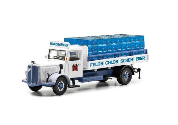 ACE 002369 Saurer S4C Pritsche Feldschlösschen 1/87