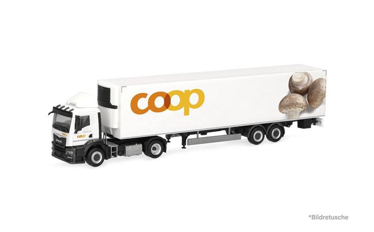 ACE 005123 MAN TGS Kühlkoffer-Sattelzug Coop 1/87