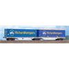 Acme 40381 Gelenk-Containerwagen Typ Sggrrmss 90, HUPAC "R.Kempers", H0 DC