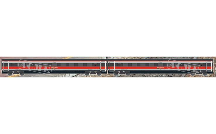 ACME 70122 Ergänzungswagenset 2-tlg zu ETR 500 FS, H0 DC