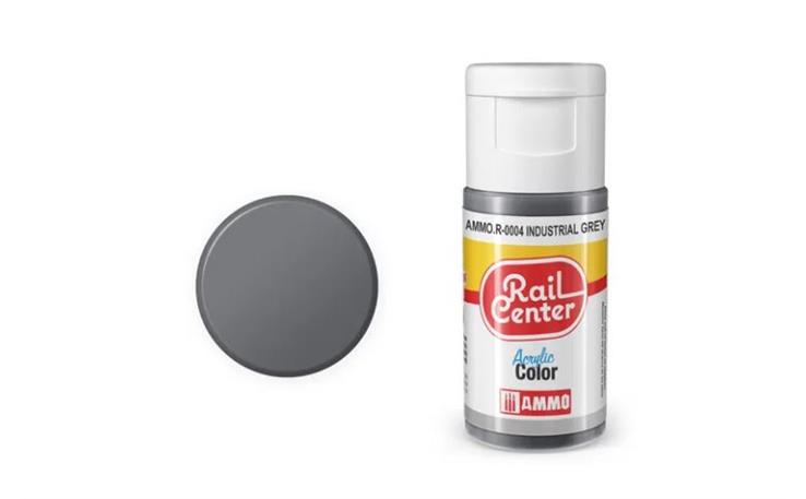 AMMO R-0004 Industriegrau, Acrylfarbe, 20ml