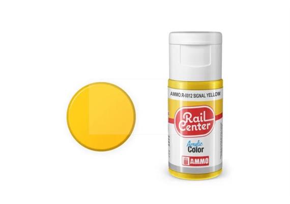 AMMO R-0012 Signalgelb, Acrylfarbe, 20ml
