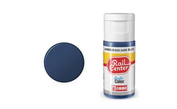 AMMO R-0020 Dunkelblau, Acrylfarbe, 20ml