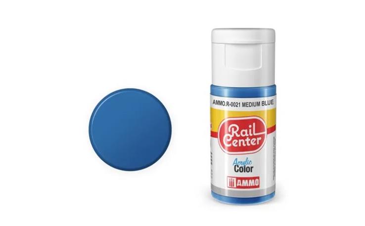 AMMO R-0021 Mittelblau, Acrylfarbe, 20ml