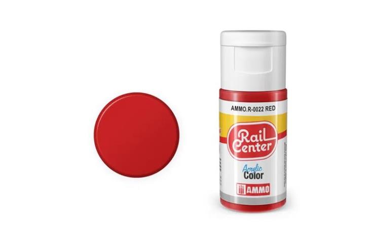 AMMO R-0022 Rot, Acrylfarbe, 20ml