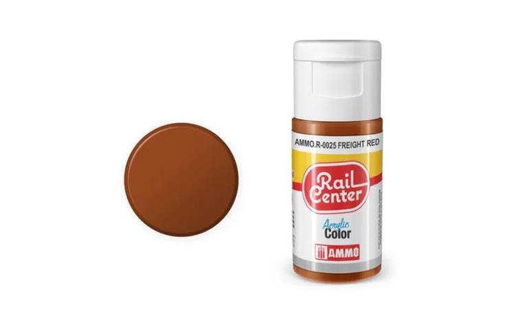 AMMO R-0025 Fracht-Rot, Acrylfarbe, 20ml
