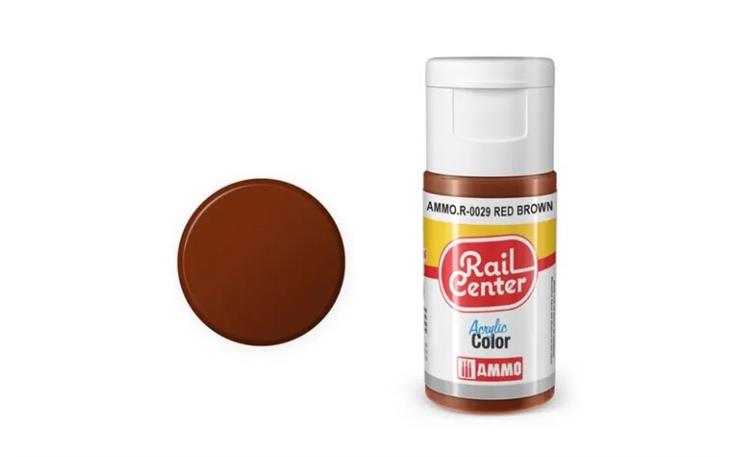 AMMO R-0029 Rotbraun, Acrylfarbe, 20ml