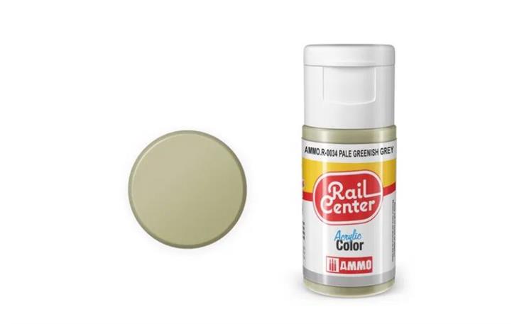 AMMO R-0034 Grau, blassgrün, Acrylfarbe, 20ml