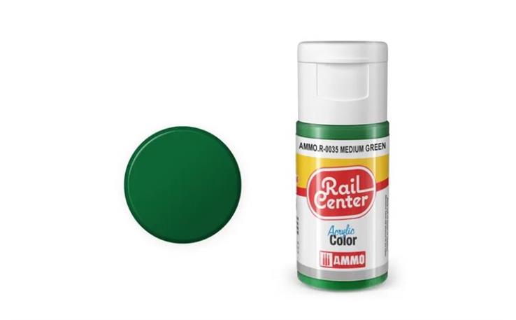 AMMO R-0035 Mittelgrün, Acrylfarbe, 20ml