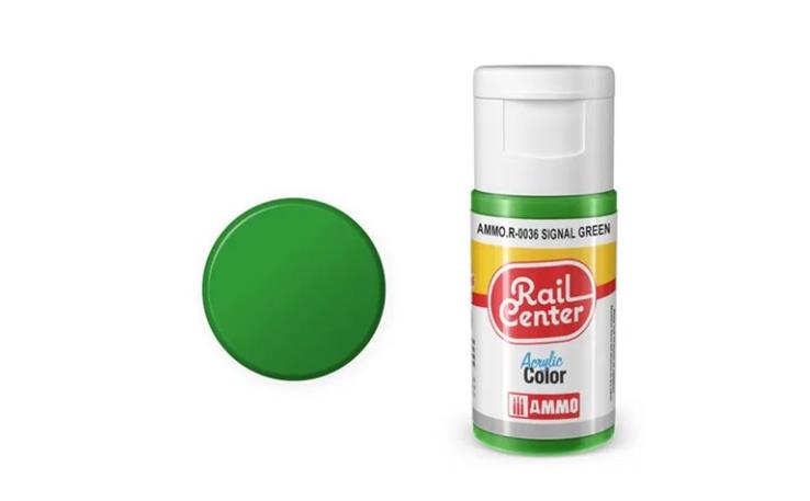 AMMO R-0036 Signalgrün, Acrylfarbe, 20ml