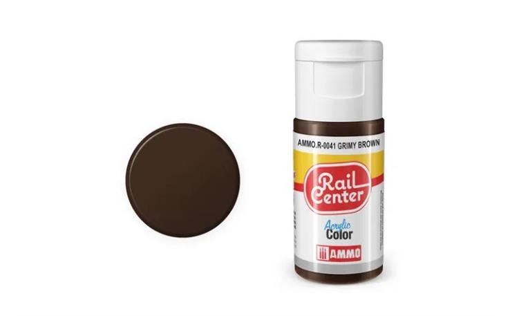 AMMO R-0041 Dunkelbraun, Acrylfarbe, 20ml