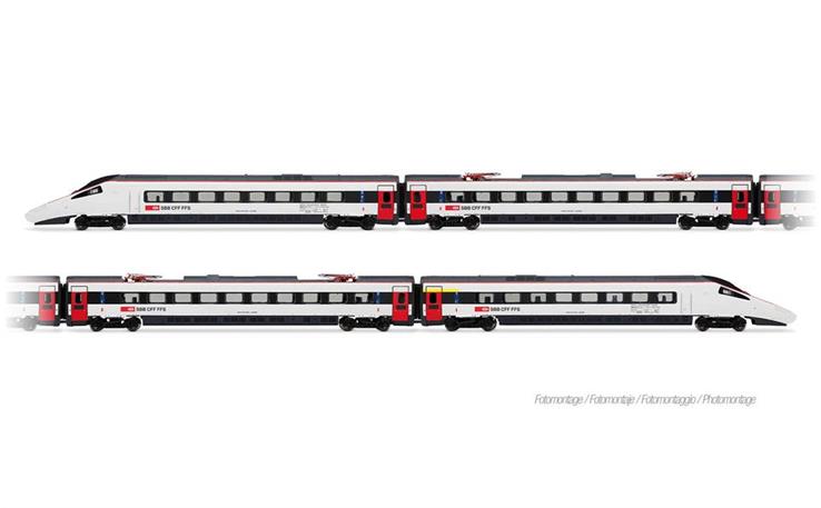 Arnold HN200 Grundset ETR 610 4-tlg neue Lackierung SBB, Spur N