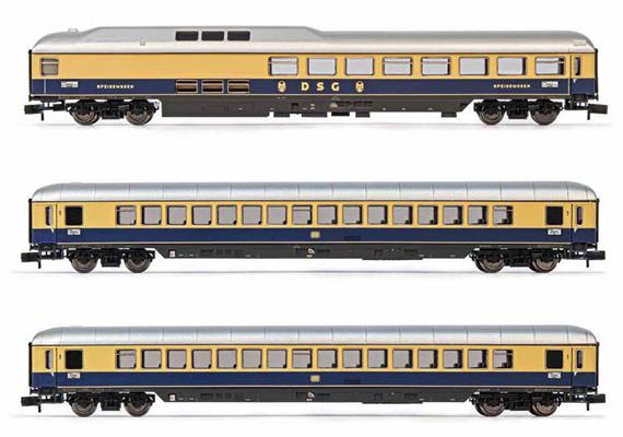 Arnold HN4314 Rheingold Wagenset 3-tlg DB, Spur N