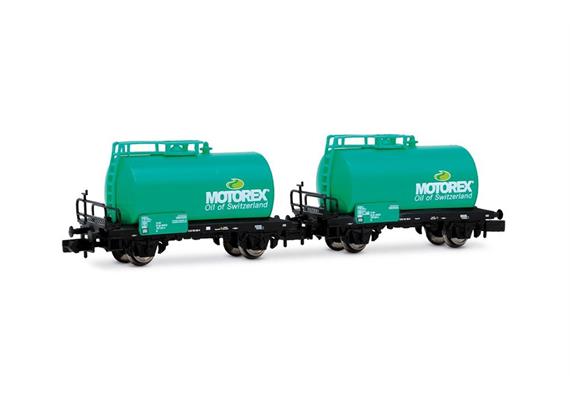 Arnold HN6748 Kesselwagen-Set 2-tlg Motorex Wascosa, Spur N