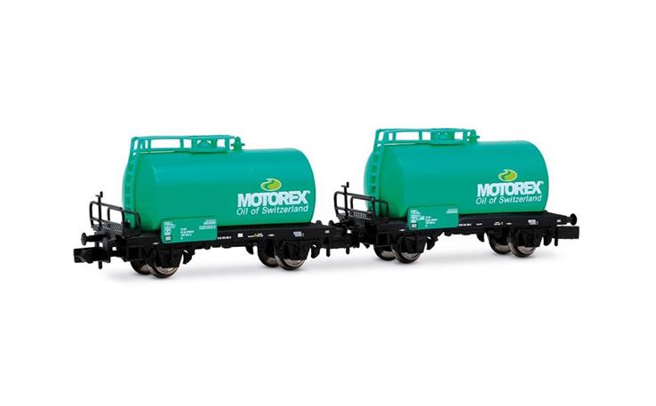 Arnold HN6748 Kesselwagen-Set 2-tlg Motorex Wascosa, Spur N