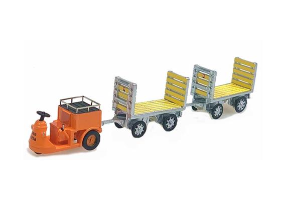 Arwico Collectors Edition 008703 SBB NEFAG Schlepper 3-Rad mit 2 Trolleys SBB, 1/87