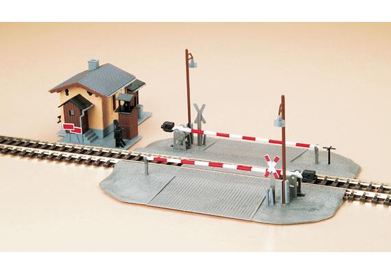 Auhagen 11345 Beschrankter Bahnübergang