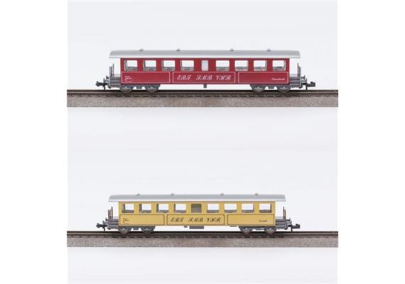 AVM 1712-100 Plattformenwagen Schmucktruckli & Sennhütte DBB, Spur N