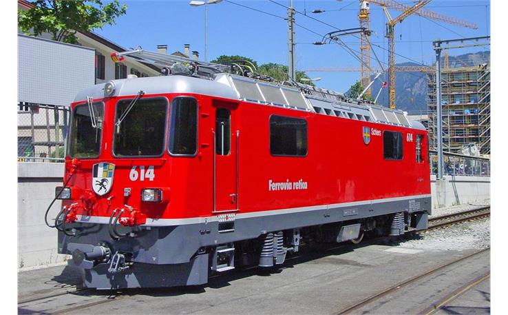 Bemo 1258164 RhB E-Lok Ge 4/4 II 614 "Schiers" neurot, H0m
