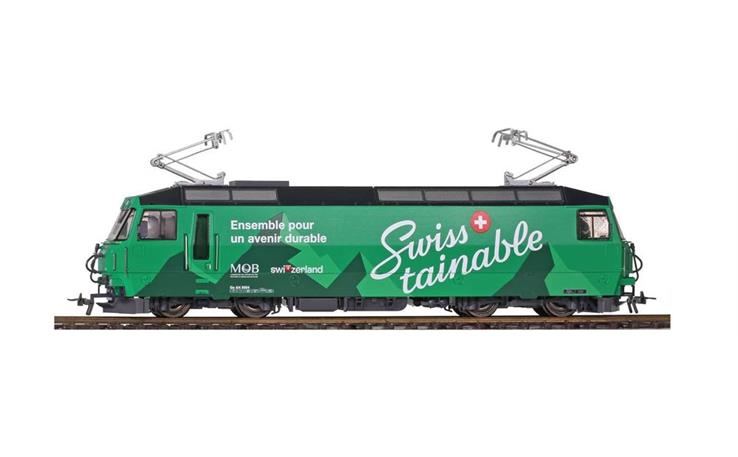Bemo 1259344 MOB E-Lok Ge 4/4 8004 "Swisstainable", H0m