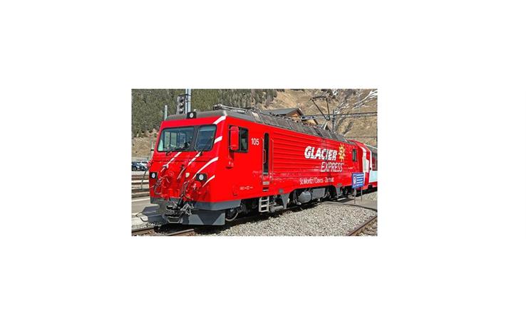 Bemo 1262275 MGB HGe 4/4 II 105 "Glacier Express", H0m