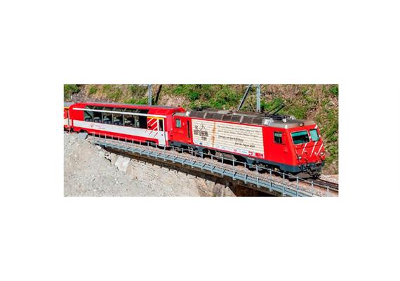Bemo 1262565 MGB HGe 4/4 5 Zahnradlok "Matterhorn Story", H0m