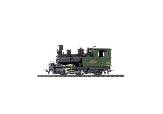 Bemo 1292527 BVZ HG 2/3 7 Breithorn Zahnraddampflok grün/schwarz, H0m