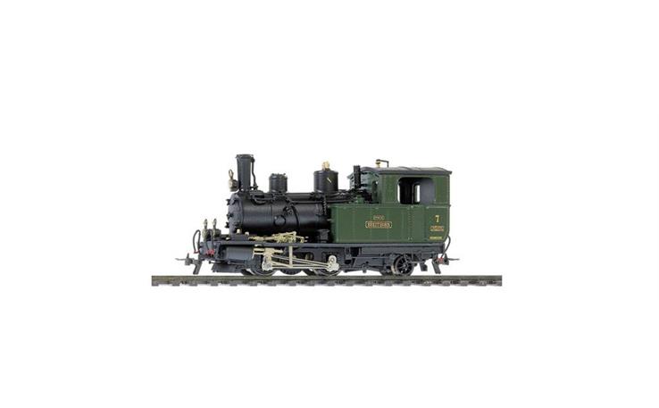 Bemo 1292527 BVZ HG 2/3 7 Breithorn Zahnraddampflok grün/schwarz, H0m