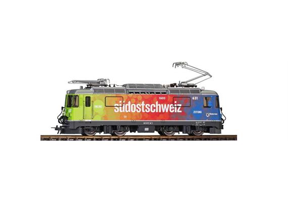 Bemo 1358175 RhB Ge 4/4 II 631 Werbelok "Südostschweiz", H0m Digital Sound