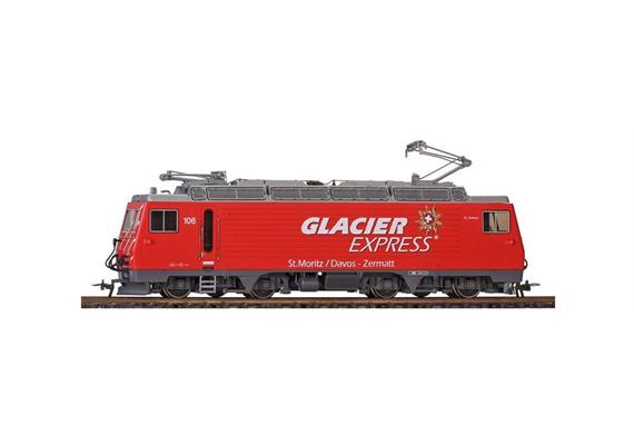 Bemo 1662256 MGB HGe 4/4 II 106 "Glacier Express", H0 DC