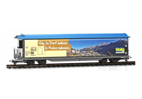 Bemo 2288 163 Volg-Schiebewandwagen Haikqq-uy 5163 "Volg Adrez" RhB, H0m