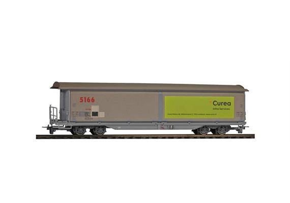 Bemo 2288156 RhB Haikqq-y 5166 "Curea Infra Services" Schiebewandwagen, H0m