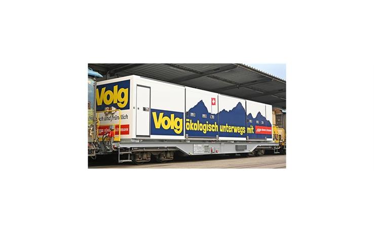 Bemo 2292102 RhB Sb-v 65692 mit Klimacontainer "Volg", H0m