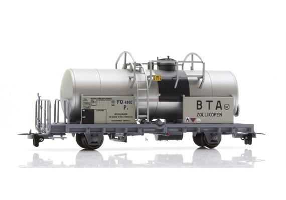 Bemo 2296212 FO Ps 4892 Kesselwagen silber verwittert, H0m