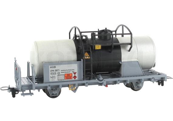 Bemo 2296551 MGB Uhk 2871 Kesselwagen silber verwittert