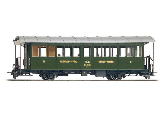 Bemo 3232148 Buffetwagen B 2138 "Filisurer Stübli" RhB, H0m