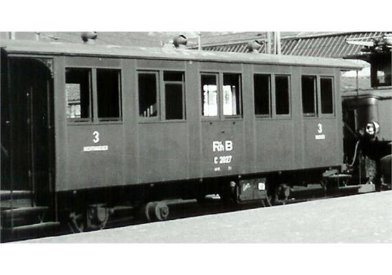 Bemo 3234154 Zweiachs-Personenwagen C 2024, RhB, H0m