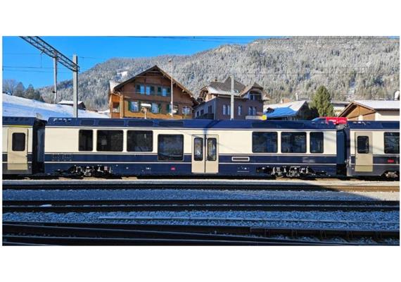 Bemo 3247321 MOB Bs 271 Niederflur-Panoramawagen GoldenPass Express, H0m