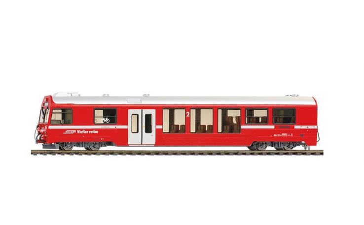 Bemo 3249112 Steuerwagen BDt 1752 "NEVA-Retica" RhB, H0m