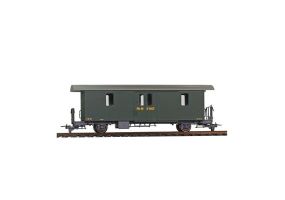 Bemo 3265103 RhB D2 4043 Packwagen grün, H0m