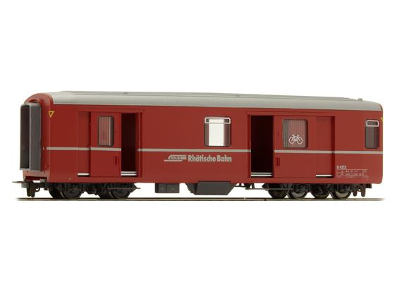 Bemo 3269133 Rh.B D 4213 Packwagen rot, H0m