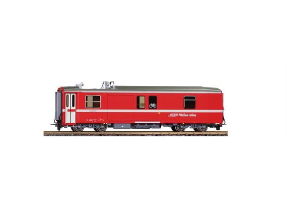 Bemo 3270183 Packwagen D 4223, neurot, Pantograph demontiert RhB, H0m