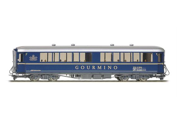 Bemo 3274134 RhB WR-S 3814, ACPE "Gourmino" Saalwagen, H0m