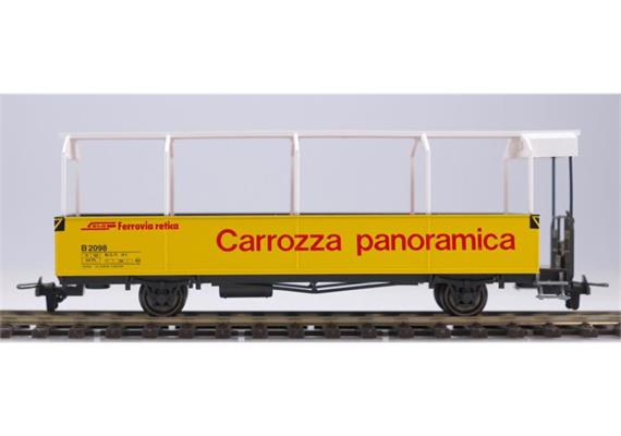 Bemo 3280113 RhB B 2098 offener Aussichtswagen, H0m