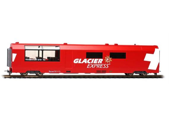 Bemo 3298132 RhB B 573 01 AGZ Mittelwagen mit Innenbeleuchtung, H0m