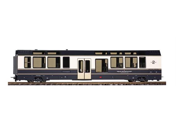 Bemo 3547321 MOB Bs 271 Niederflur-Panoramawagen GoldenPass Express, H0 AC