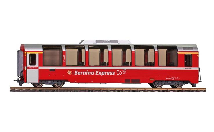 Bemo 3593152 RhB Ap 1302 Panoramawagen "50 Jahre BEX", H0 AC