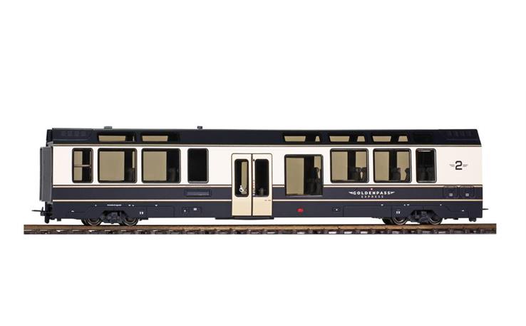 Bemo 3647321 MOB Bs 271 Niederflur-Panoramawagen GoldenPass Express, H0 DC